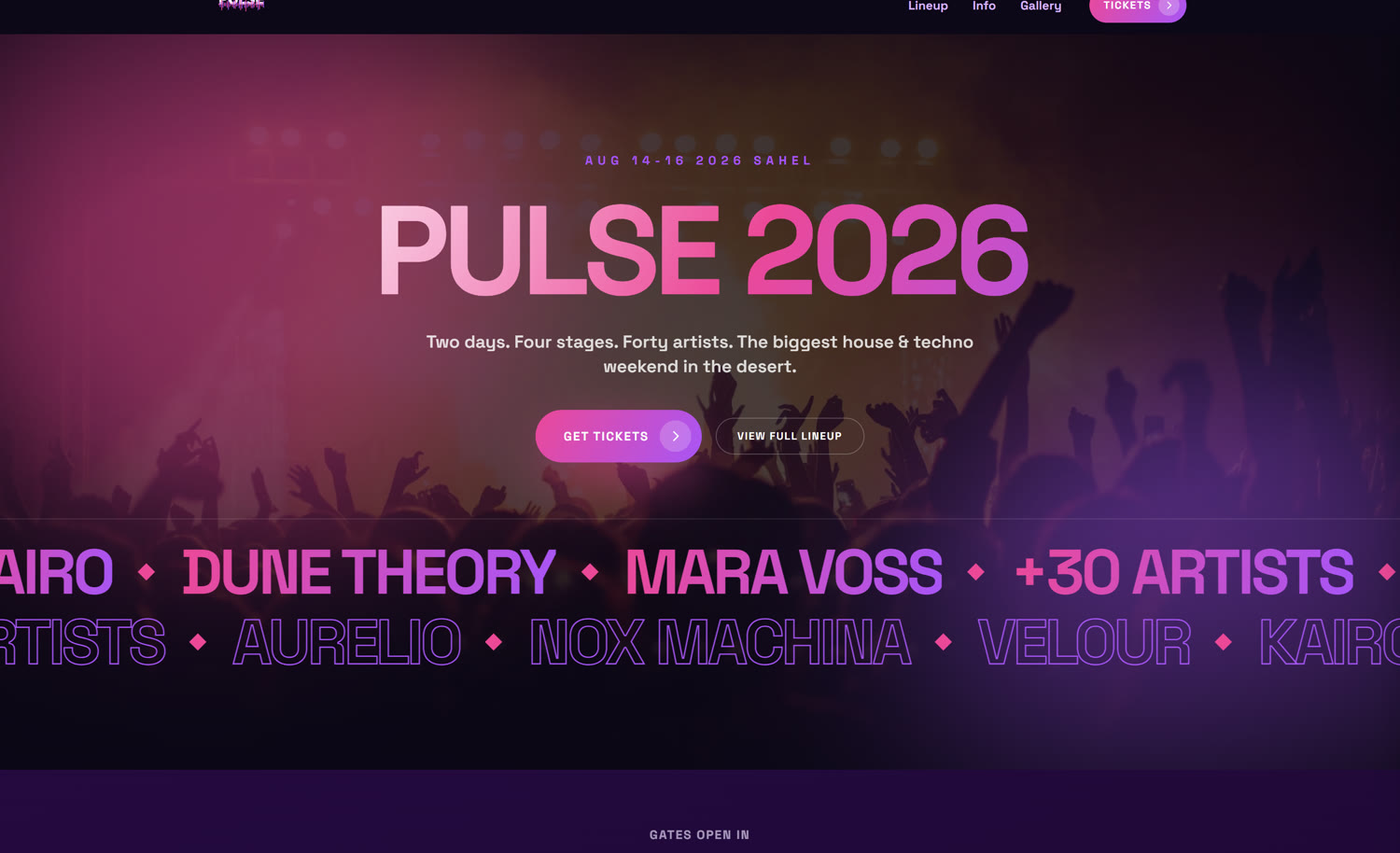 PULSE storefront